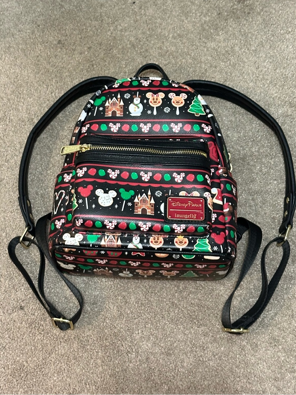 Disney Parks Loungefly Holiday Snacks Backpack - Picture 7 of 14